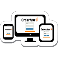 OrderFast logo, OrderFast contact details