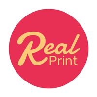 Real Print logo, Real Print contact details