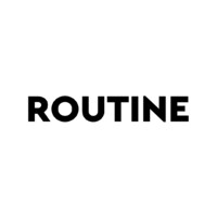 ROUTINE logo, ROUTINE contact details