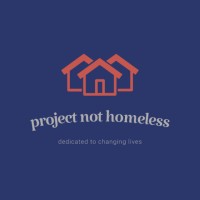 Project Not Homeless logo, Project Not Homeless contact details