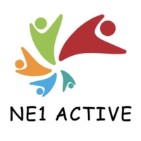 NE1 Active Events logo, NE1 Active Events contact details