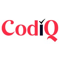 CodiQ logo, CodiQ contact details