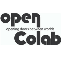 openCoLab logo, openCoLab contact details