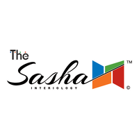 The Sasha Interiology logo, The Sasha Interiology contact details