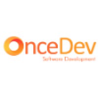 OnceDev logo, OnceDev contact details