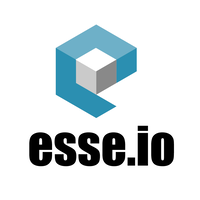 esse.io logo, esse.io contact details