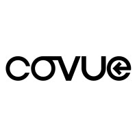 COVUE logo, COVUE contact details