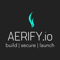 AERIFY.io logo, AERIFY.io contact details