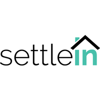 SettleIn logo, SettleIn contact details