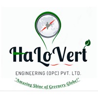 “Halovert Engineering (OPC) Pvt. Ltd.” logo, “Halovert Engineering (OPC) Pvt. Ltd.” contact details