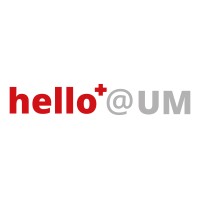 hello+@UM logo, hello+@UM contact details