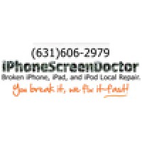 iPhoneScreenDoctor logo, iPhoneScreenDoctor contact details