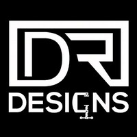 DR Designs logo, DR Designs contact details