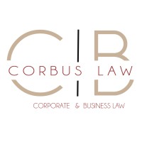 CORBUS LAW logo, CORBUS LAW contact details