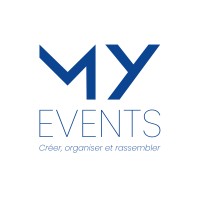 MY Events logo, MY Events contact details