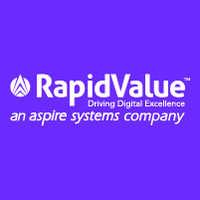 RapidValue Solutions logo, RapidValue Solutions contact details