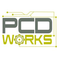 PCDworks logo, PCDworks contact details