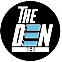 The Den DXB logo, The Den DXB contact details