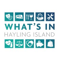 What's in Hayling logo, What's in Hayling contact details