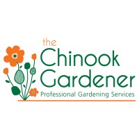 The Chinook Gardener logo, The Chinook Gardener contact details