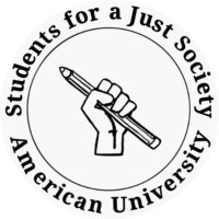 American University Students for a Just Society logo, American University Students for a Just Society contact details