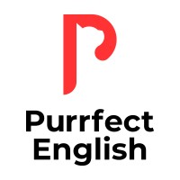 Purrfect English logo, Purrfect English contact details