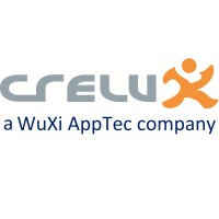 CRELUX, a WuXi AppTec Company logo, CRELUX, a WuXi AppTec Company contact details