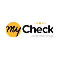 MyCheck logo, MyCheck contact details