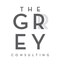 The Grey Consulting logo, The Grey Consulting contact details