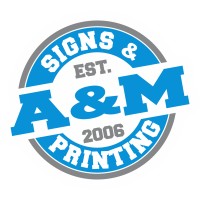 A&M Signs logo, A&M Signs contact details