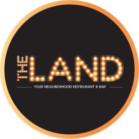 The Land logo, The Land contact details