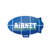 AirNet logo, AirNet contact details