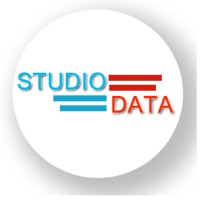 StudioData logo, StudioData contact details