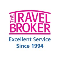 The Travel Broker logo, The Travel Broker contact details