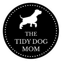 The Tidy Dog Mom logo, The Tidy Dog Mom contact details