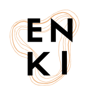 enki logo, enki contact details