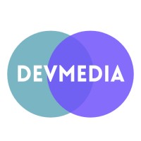 DevMedia logo, DevMedia contact details