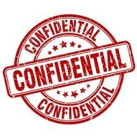 Confidential logo, Confidential contact details