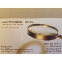 Snyder Investigation Team Inc. logo, Snyder Investigation Team Inc. contact details