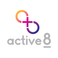 active8 logo, active8 contact details