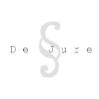 De Jure logo, De Jure contact details