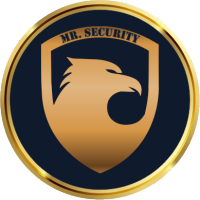 Mr Security logo, Mr Security contact details