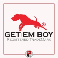 'GET''EM BOY' logo, 'GET''EM BOY' contact details