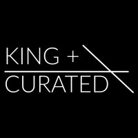 King + Curated logo, King + Curated contact details