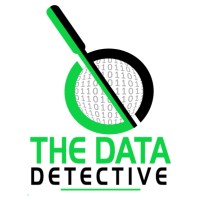 The Data Detective logo, The Data Detective contact details