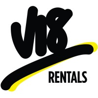 V18 Rentals logo, V18 Rentals contact details