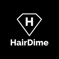 HairDime logo, HairDime contact details