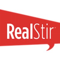 RealStir logo, RealStir contact details