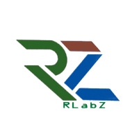 RlabZ logo, RlabZ contact details