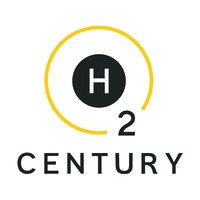 H2Century logo, H2Century contact details